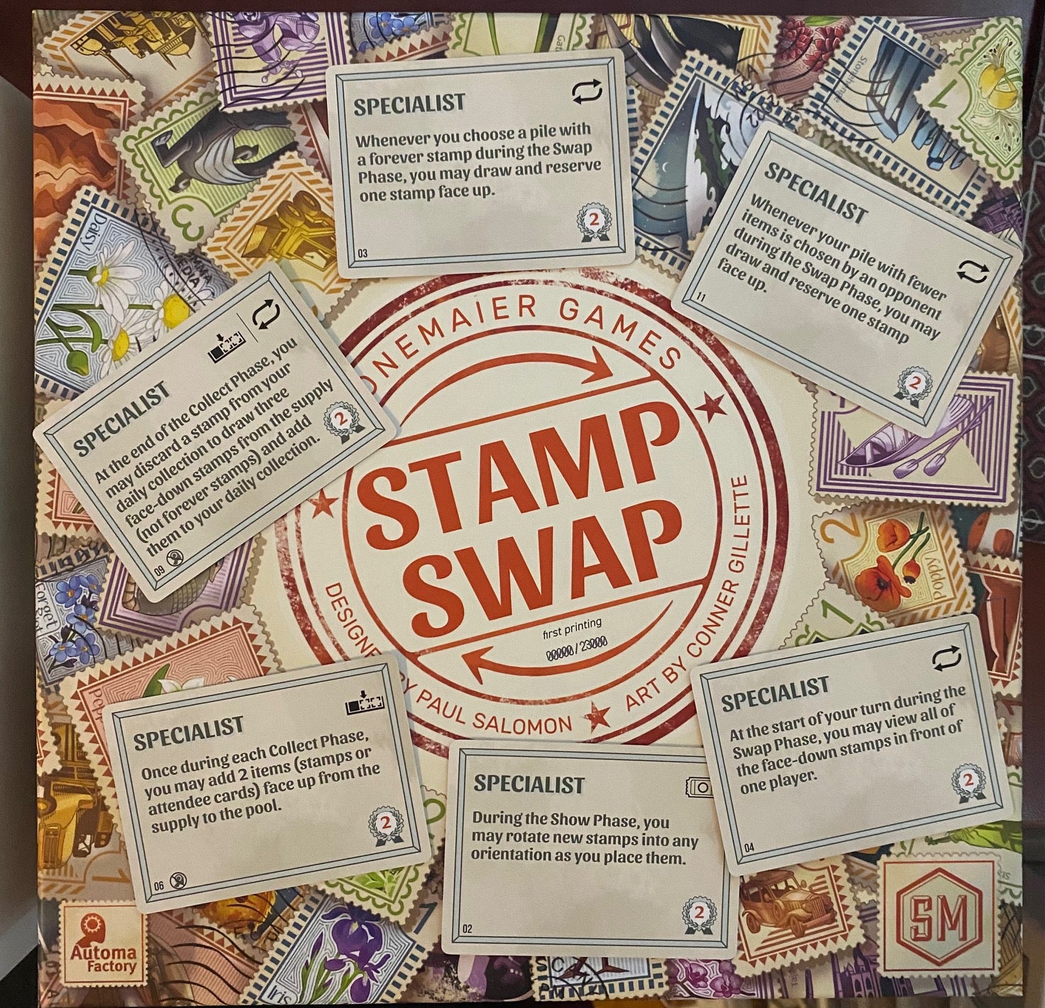 Stamp Swap,English Edition